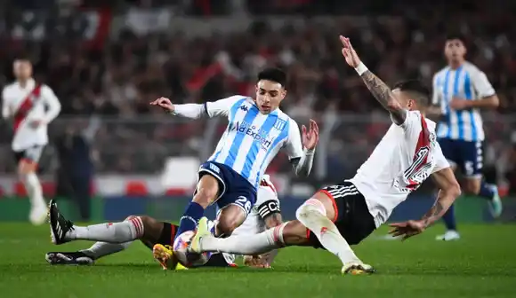 Racing y River se enfrentan en Avellaneda en uno de los clásicos que cerrará la Liga Profesional
