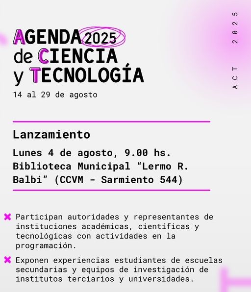 Agenda 2025 de Ciencia y Tecnologìa
