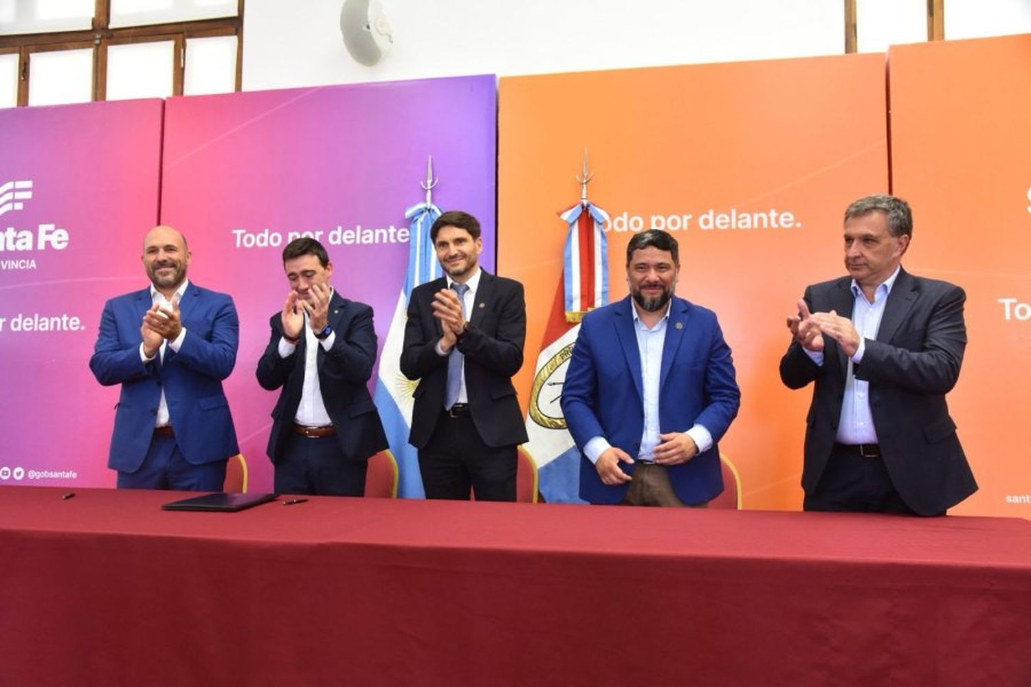 Pullaro en la presentación
