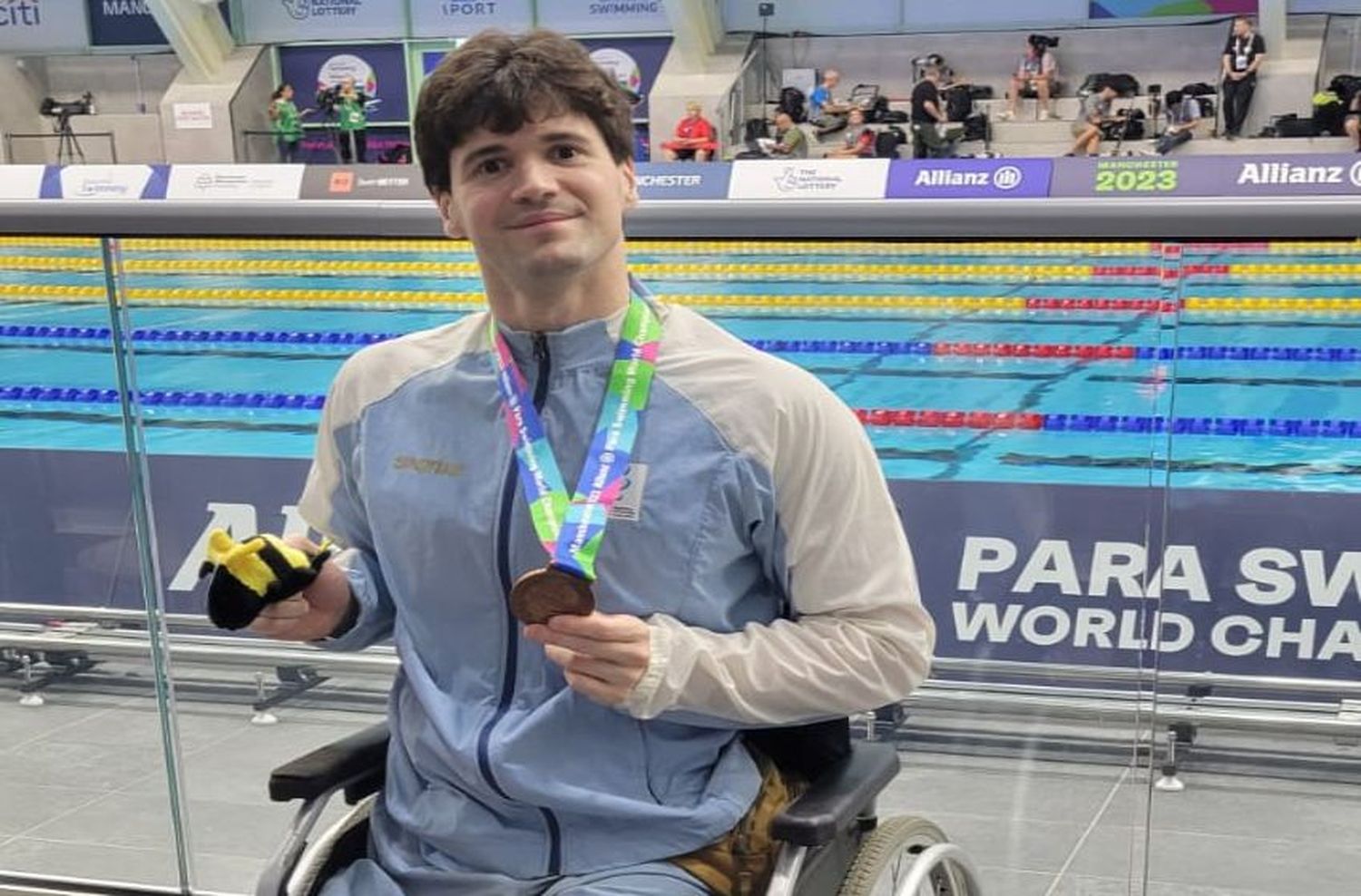 El marplatense De Andrade se hizo con la medalla de bronce en el Mundial de Paranatación