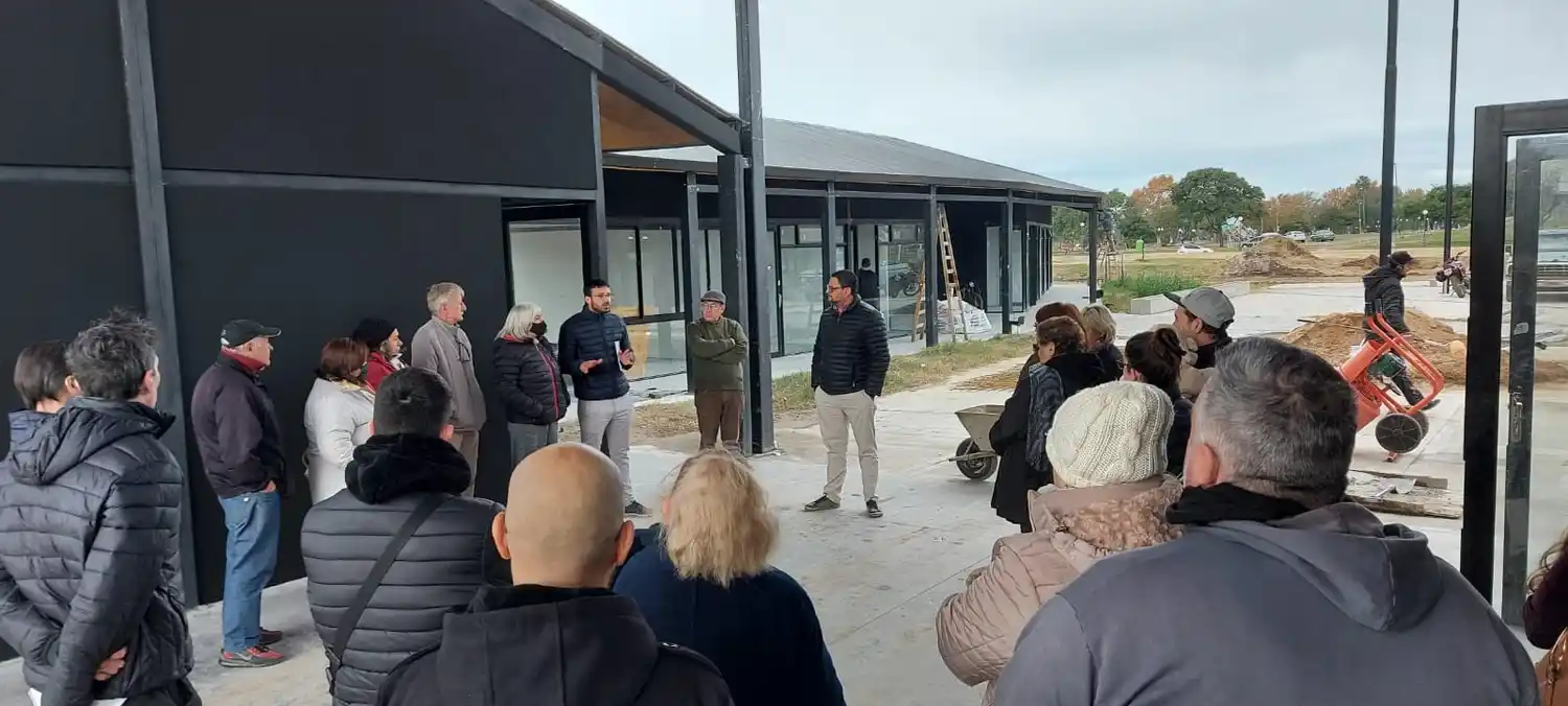 El Municipio realizó un recorrido para supervisar el último tramo de las obras en el Mercado Munilla