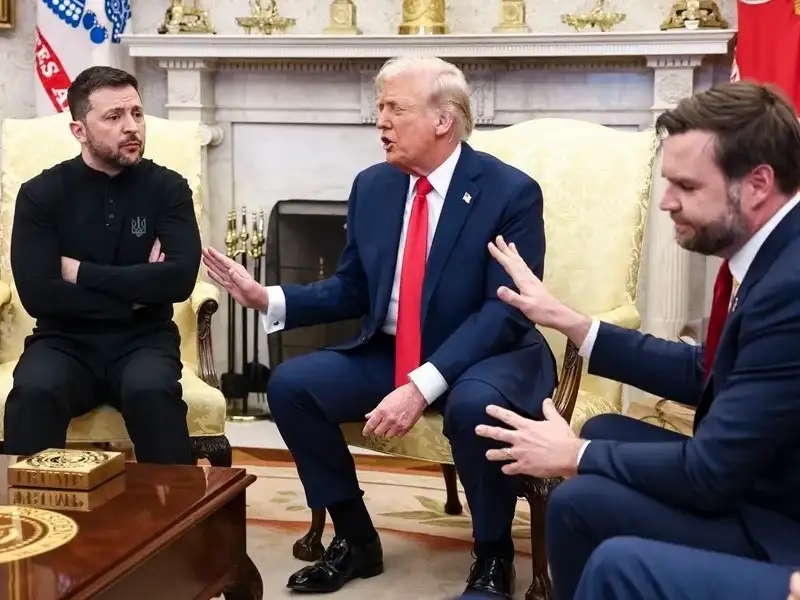 Volodimir Zelenski y Donald Trump protagonizaron un fuerte cruce.