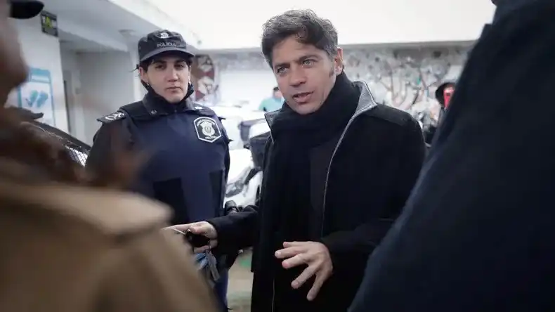 El gobernador Axel Kicillof.