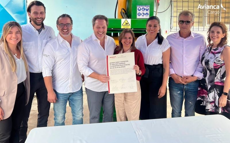 Avianca Cargo y Ecoventura se asocian para transportar residuos desde las islas Galápagos