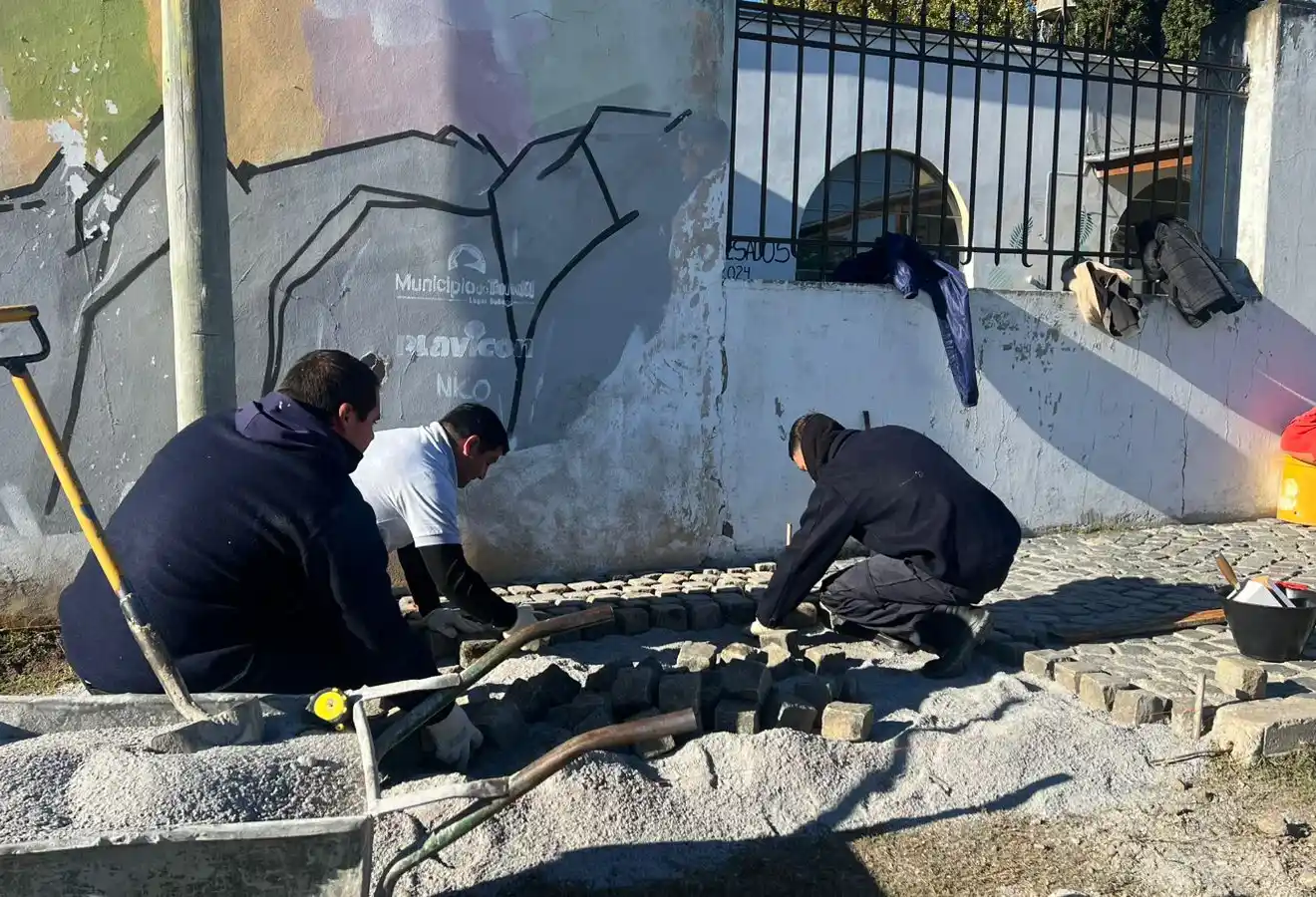 Las obras comenzaron esta semana en las inmediaciones de la Escuela Secundaria 16.