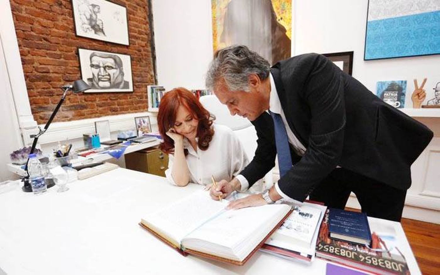 Cristina Fernández preside el país 