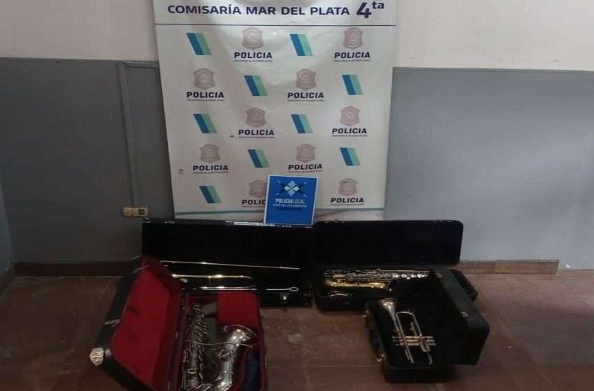 Los vieron en la calle con violines y saxofones: venían de robar el conservatorio “Gianeo”