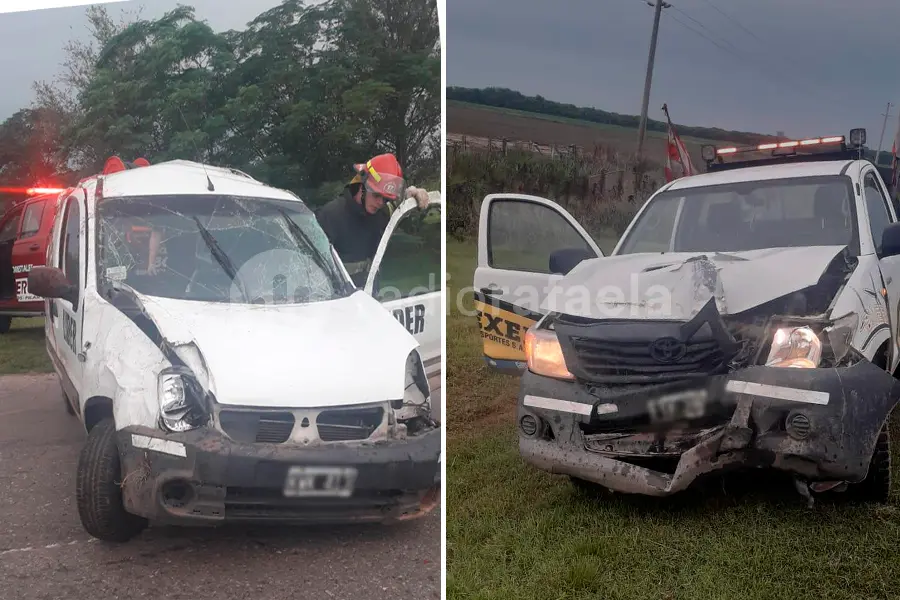 Fuerte accidente cerca de Pilar terminó, afortunadamente, sin heridos