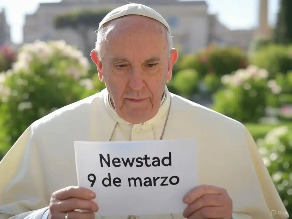 Santoral. Francisco, leyendo el Santoral del 9 de marzo.