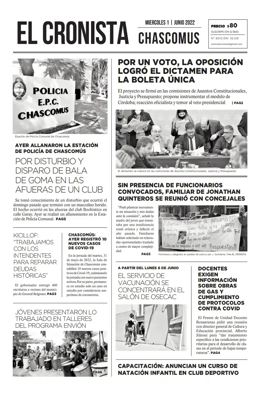 TAPA 1 JUNIO 2022