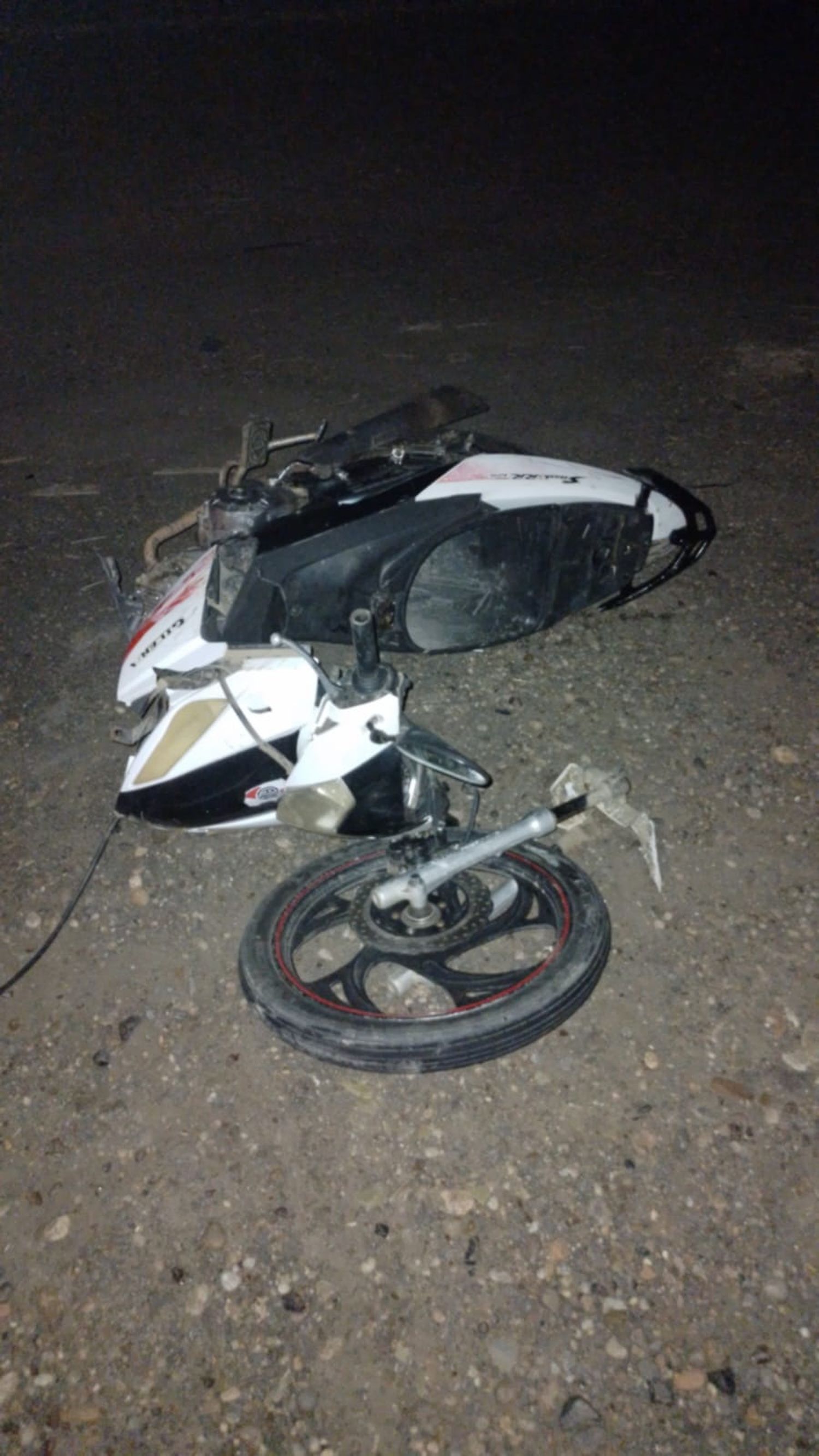 Un motociclista resultó herido tras un accidente con un automóvil