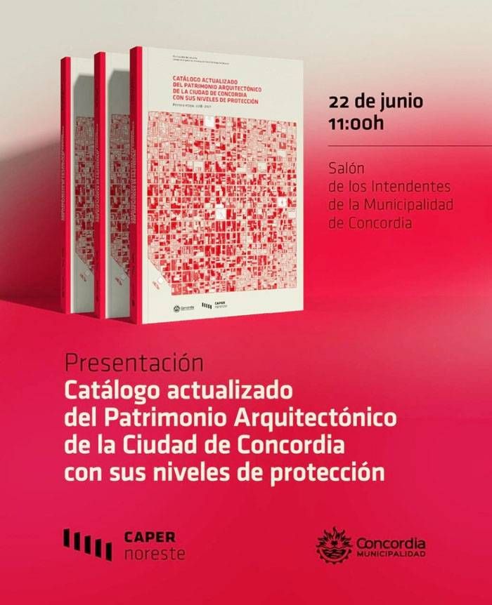 Patrimonio arquitectónico de la ciudad de Concordia con sus  niveles de protección