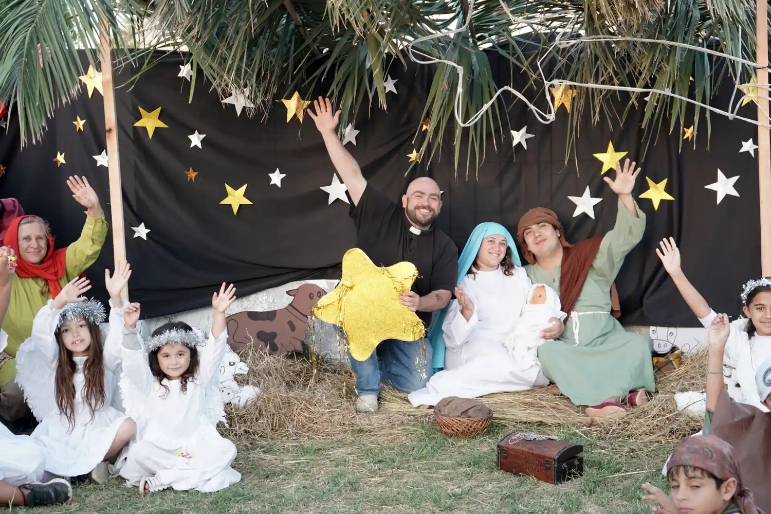 Pesebre viviente. Un anticipo de la Navidad