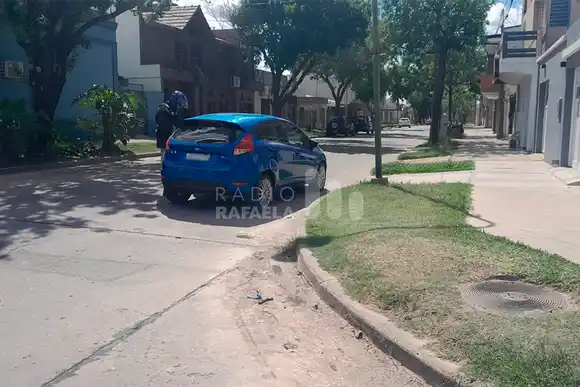 Accidente en barrio Mosconi terminó con un adolescente de 18 años hospitalizado
