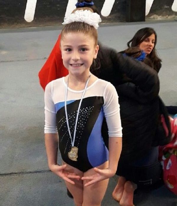 Candela Rivero se consagró campeona en el Provincial de gimnasia