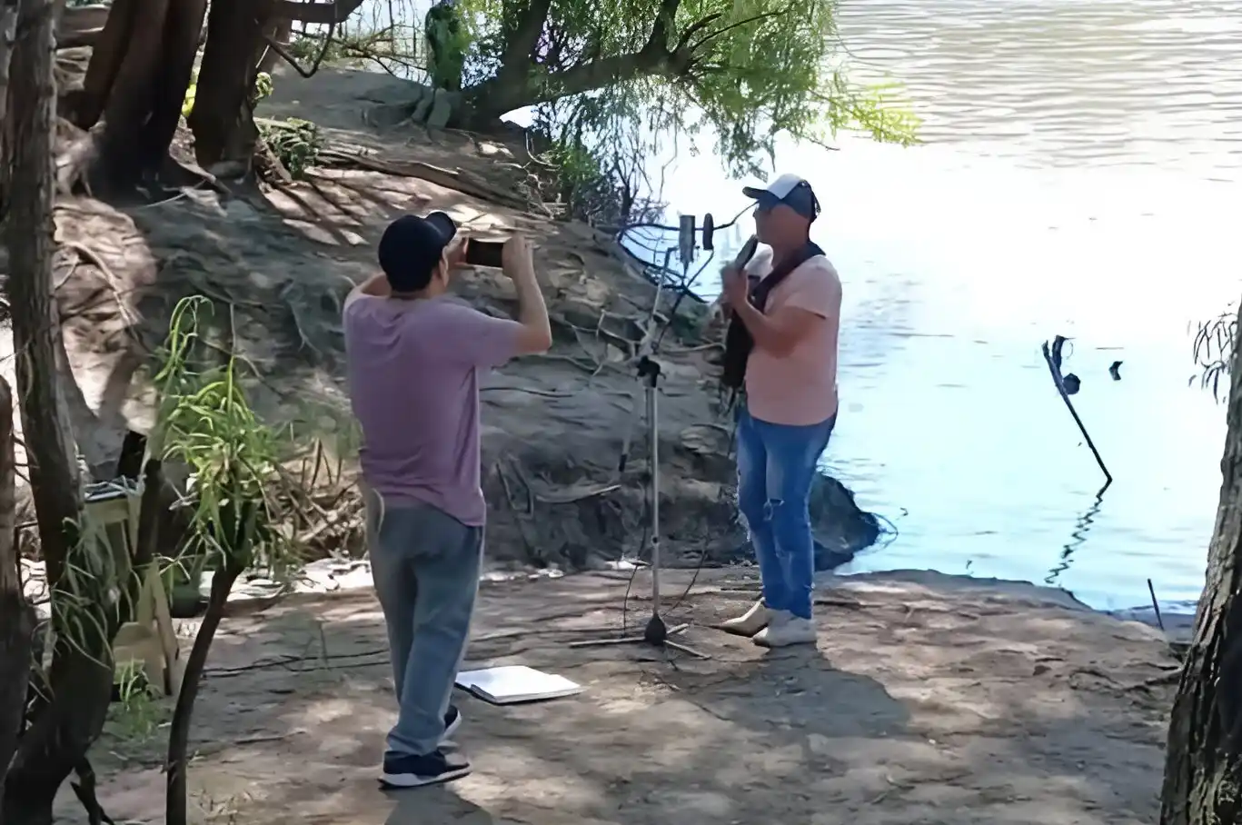 gaby torres daniel cabrera sesión en el río