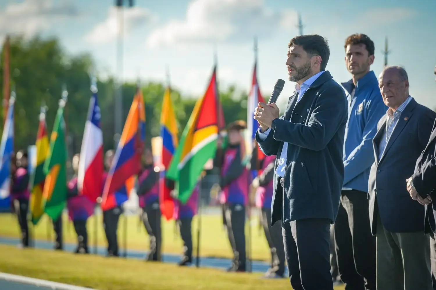 Maximiliano Pullaro inauguró el XII Campeonato Suramericano U23 de Atletismo en el CARD
