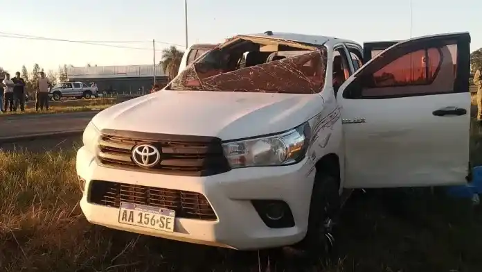 Choque fatal en la Ruta 14: murió un hombre tras colisionar con un camión y volcar