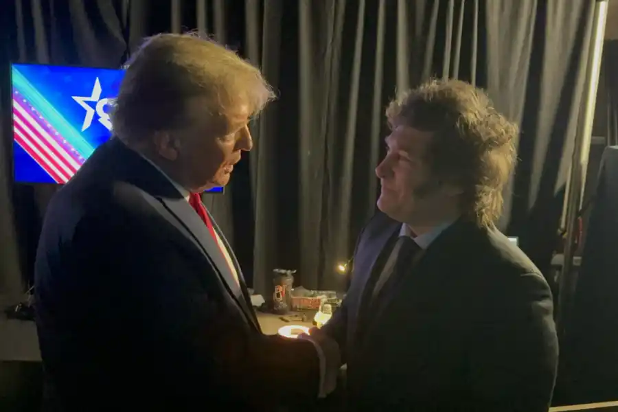Trump y Milei en la Conferencia Conservadora de Estados Unidos