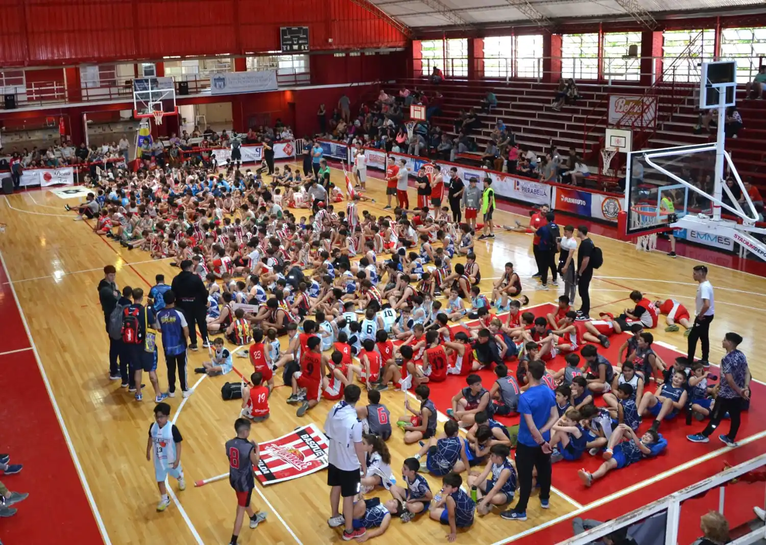 La ciudad fue sede del Encuentro Nacional de Mini Básquet