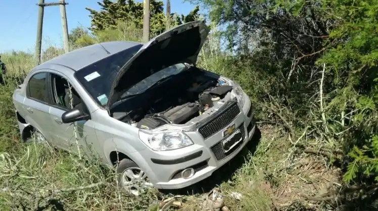 Un matrimonio despistó en Ruta 14