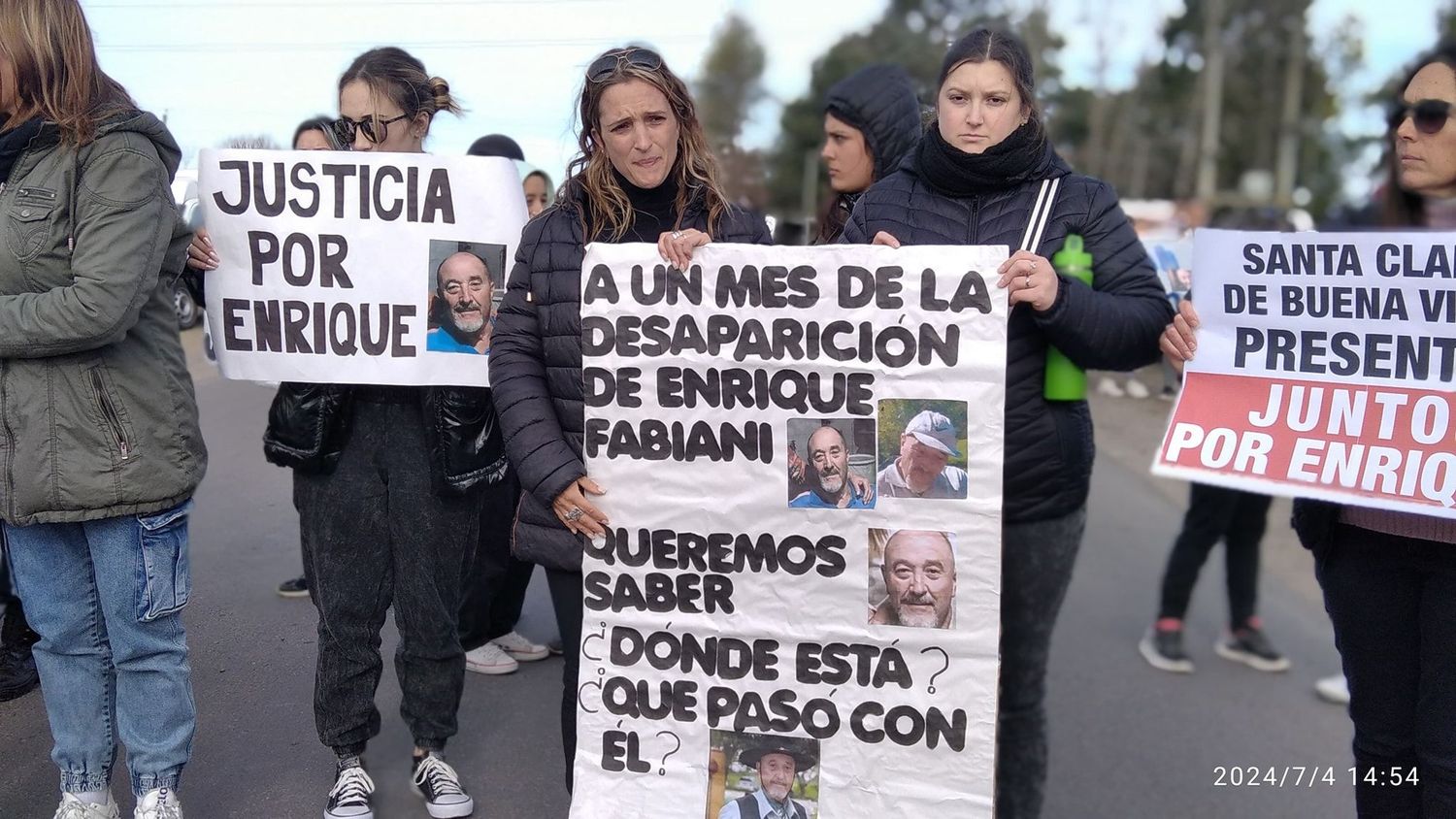 Marcha por el esclarecimiento de la desaparición de Enrique Fabiani