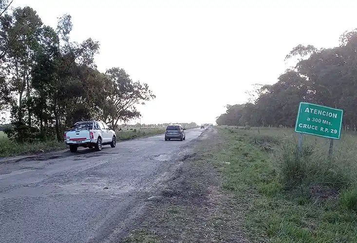 Piden repavimentación para un tramo de la ruta provincial 74