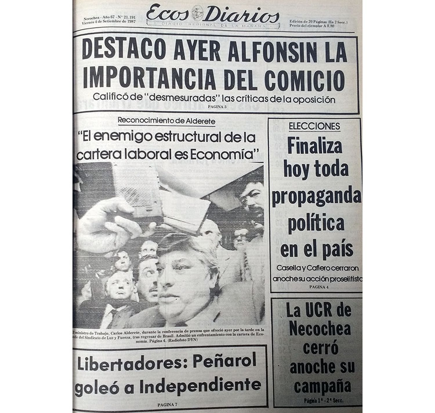 Viernes 4 de septiembre de 1987