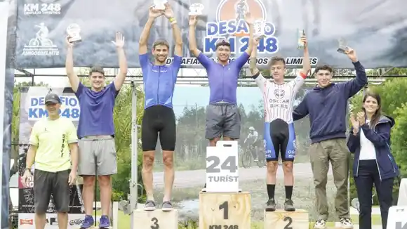 El Desafío km 248 fue toda exigencia para los corredores del Mountain Bike