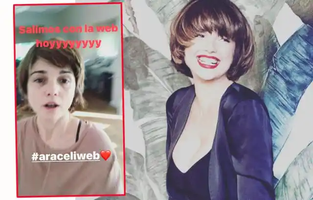 Araceli González salió muy desfavorecida en una selfie a cara lavada