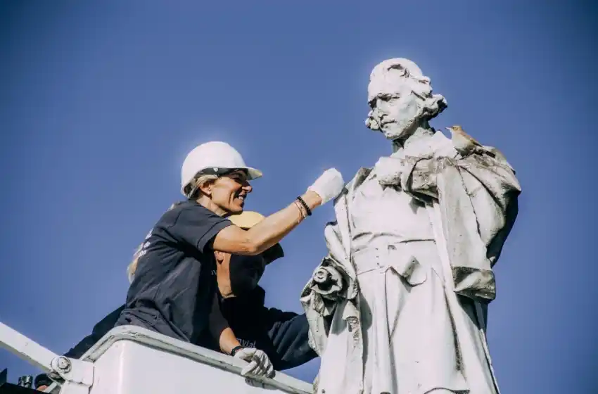 Comenzó la restauración de monumentos de las siete plazas más antiguas