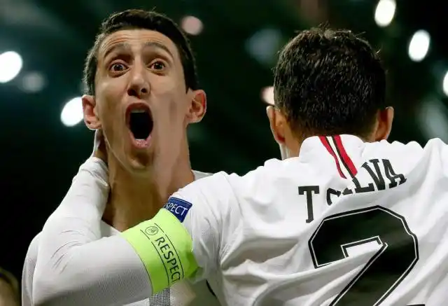 Manchester United cayó ante PSG con Di María como protagonista en la ida de la Champions League