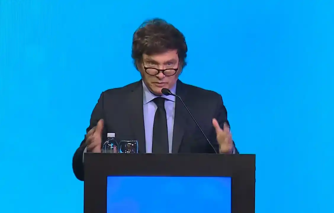 El presidente se expresó tras el discurso de Cristina.