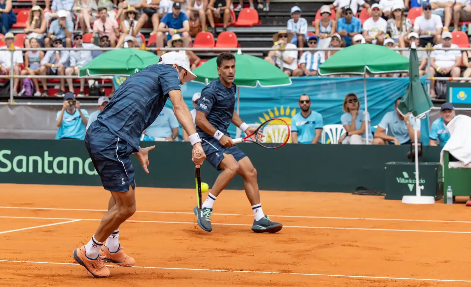 Molteni y González, la dupla del dobles argentino.