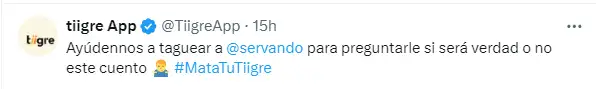 La aplicación pidió ayuda con Servando. Foto X
