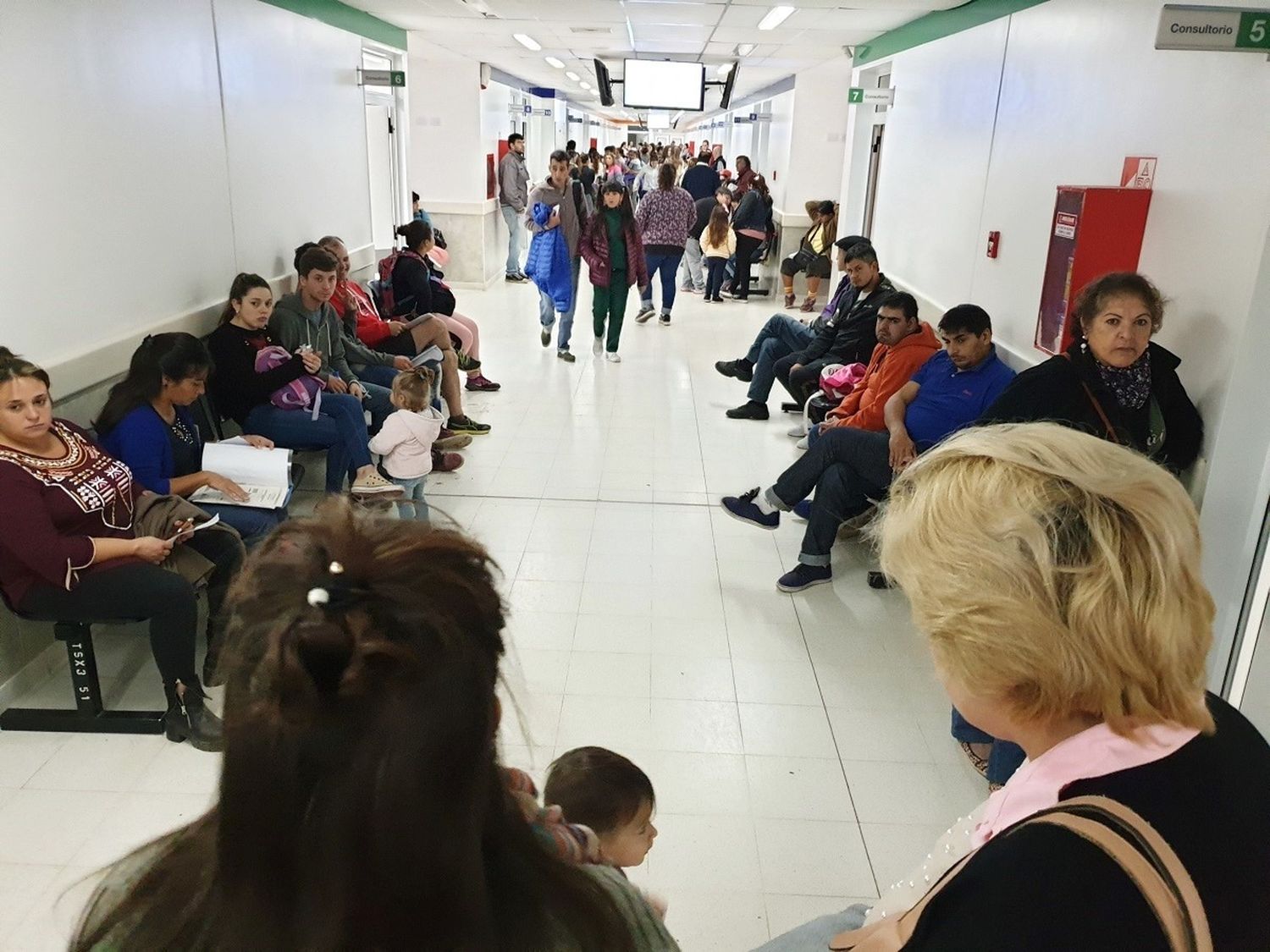 En cuatro días, el Hospital atendió más de 2700 pacientes