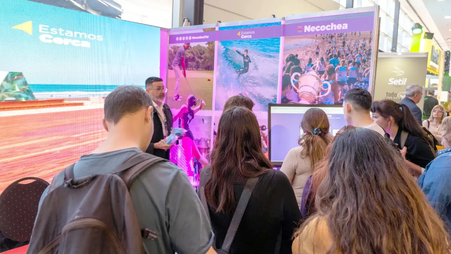 Feria de Turismo. Necochea tuvo su espacio