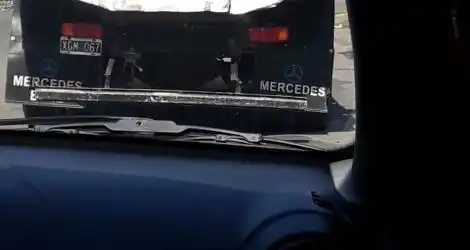 Camión que desparrama