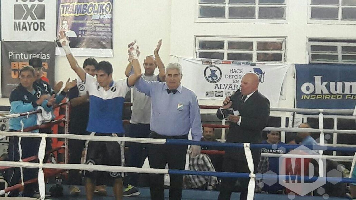 Rojas fue contundente y ganó por puntos