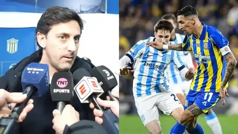 Feroz pelea entre Di María y Milito por el polémico arbitraje en la victoria de Central ante Racing