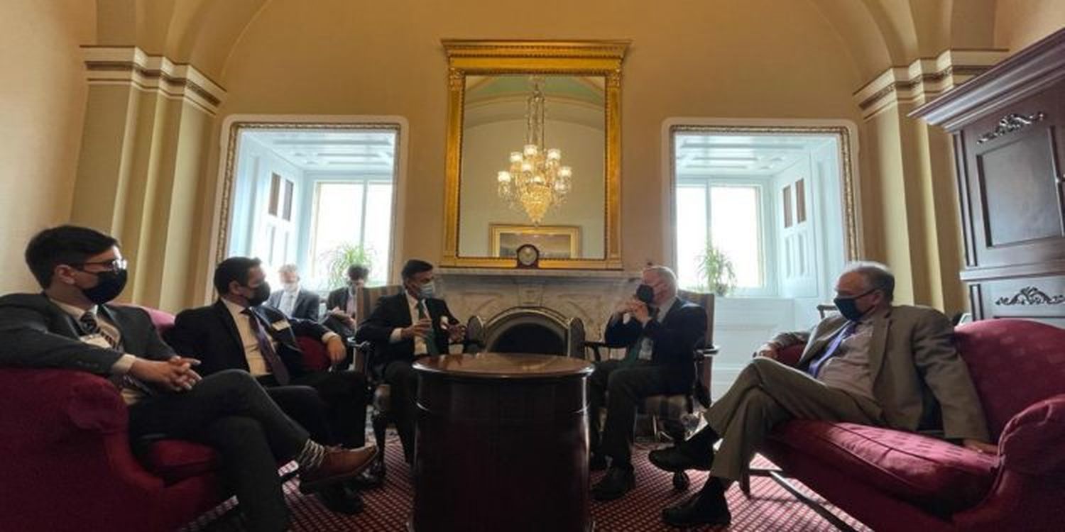 Así fue el encuentro de Guevara, Vecchio y López con senadores de EE.UU.