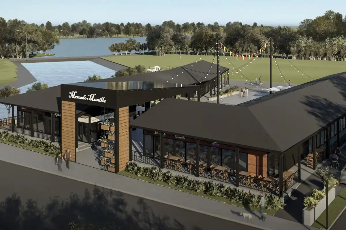 Piaggio anunció la reactivación de la obra del Mercado Munilla