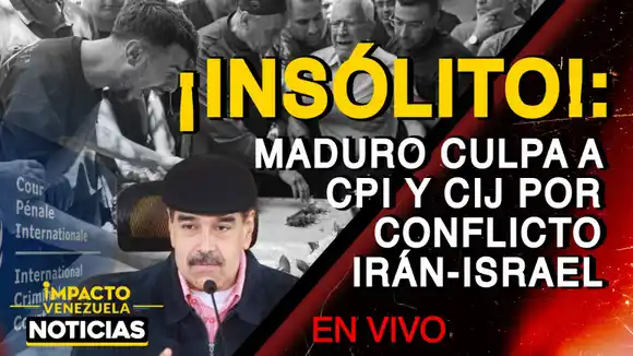 ¡INSÓLITO! Maduro culpa a CPI y CIJ por conflicto Irán-Israel