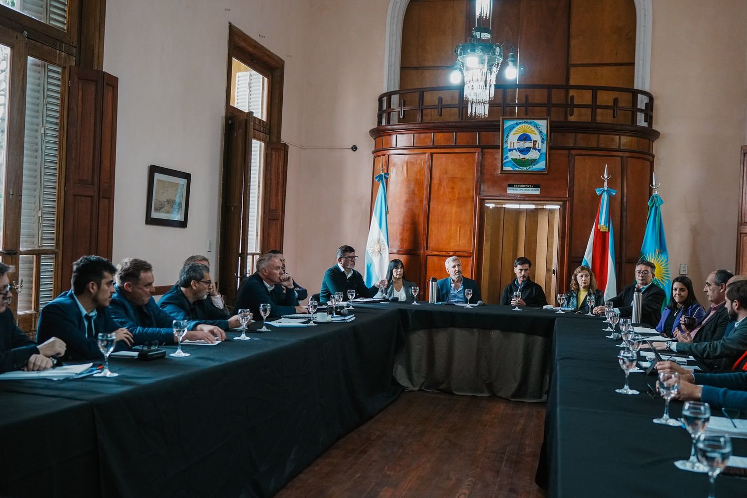 Frigerio encabezó una nueva reunión de gabinete conjunto en Diamante