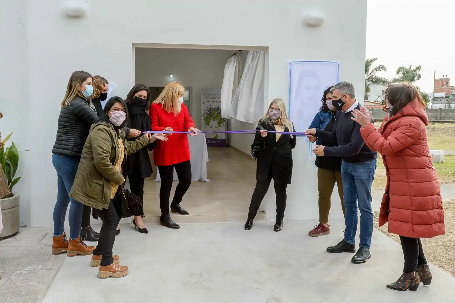 Hurlingham: Zabaleta inauguró obra de ampliación de la Casa de la Mujer y presentó programa "Justicia Menstrual"