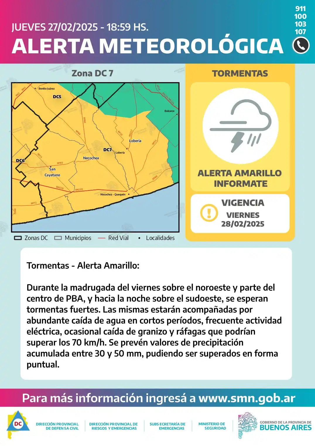 alerta meteorológica