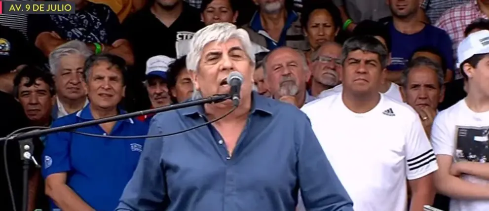 Hugo Moyano: “Señor presidente, no lleve adelante políticas que hambrean a la sociedad"