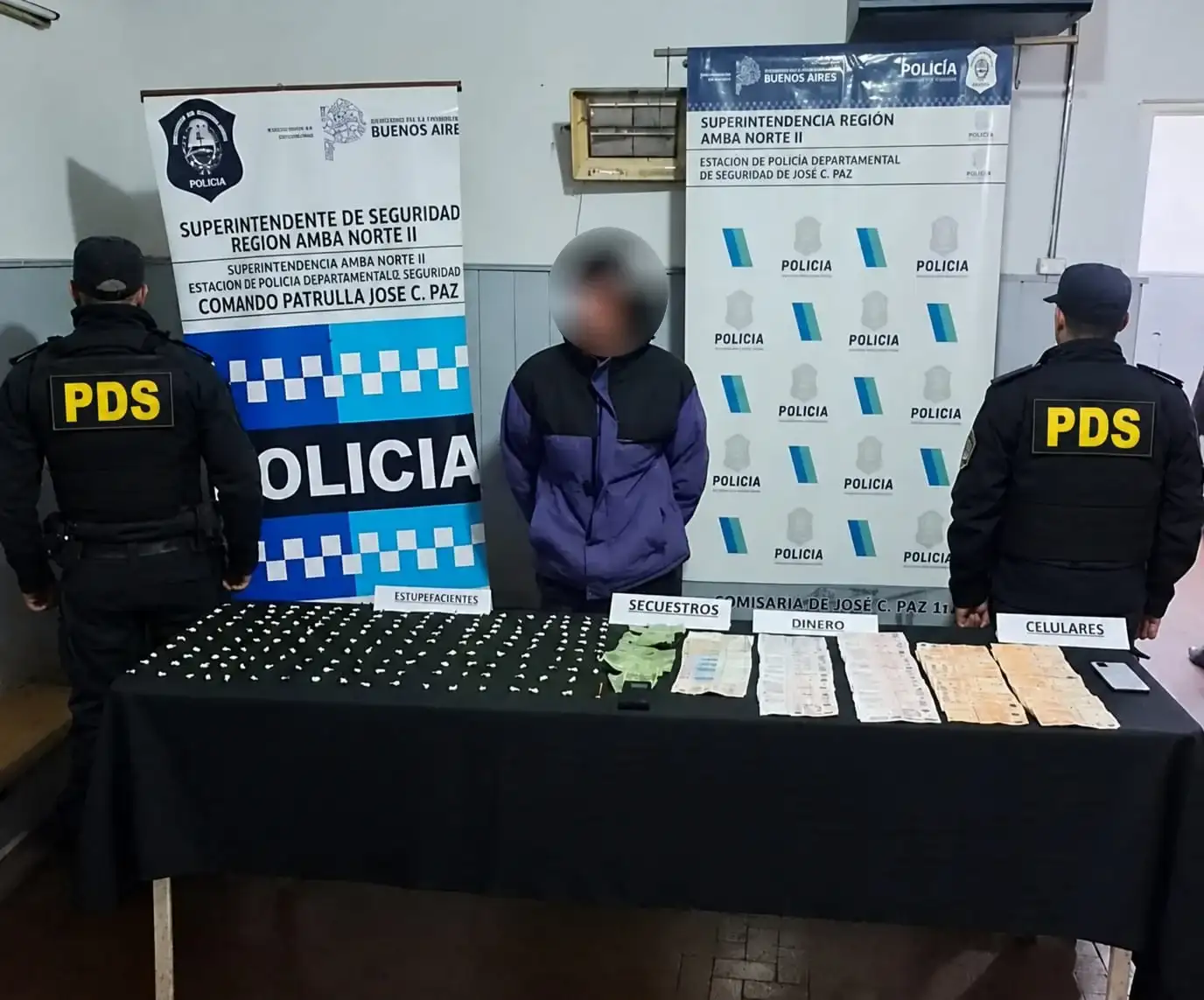Secuestran casi 1 kilo de droga en nueve procedimientos en José C. Paz - 1