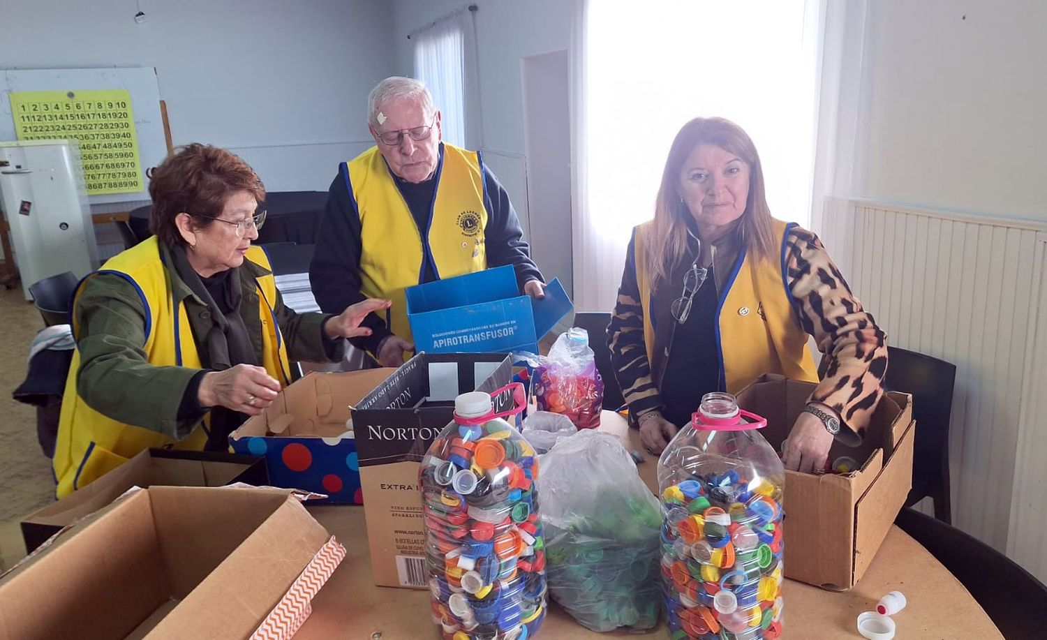 Tapitas. Se recibieron, para la Fundación Garrahan