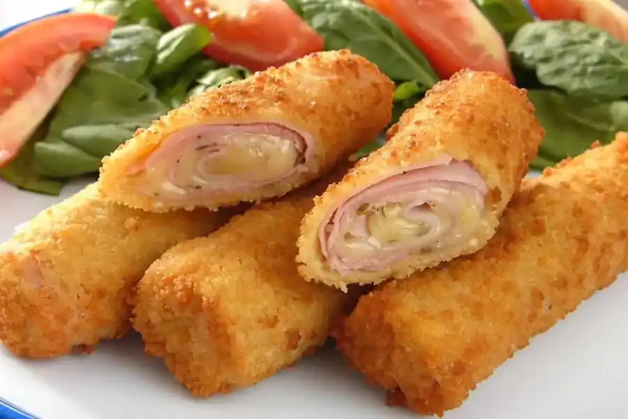 Fácil y rápida: la receta perfecta para hacer rolls de jamón y queso en casa